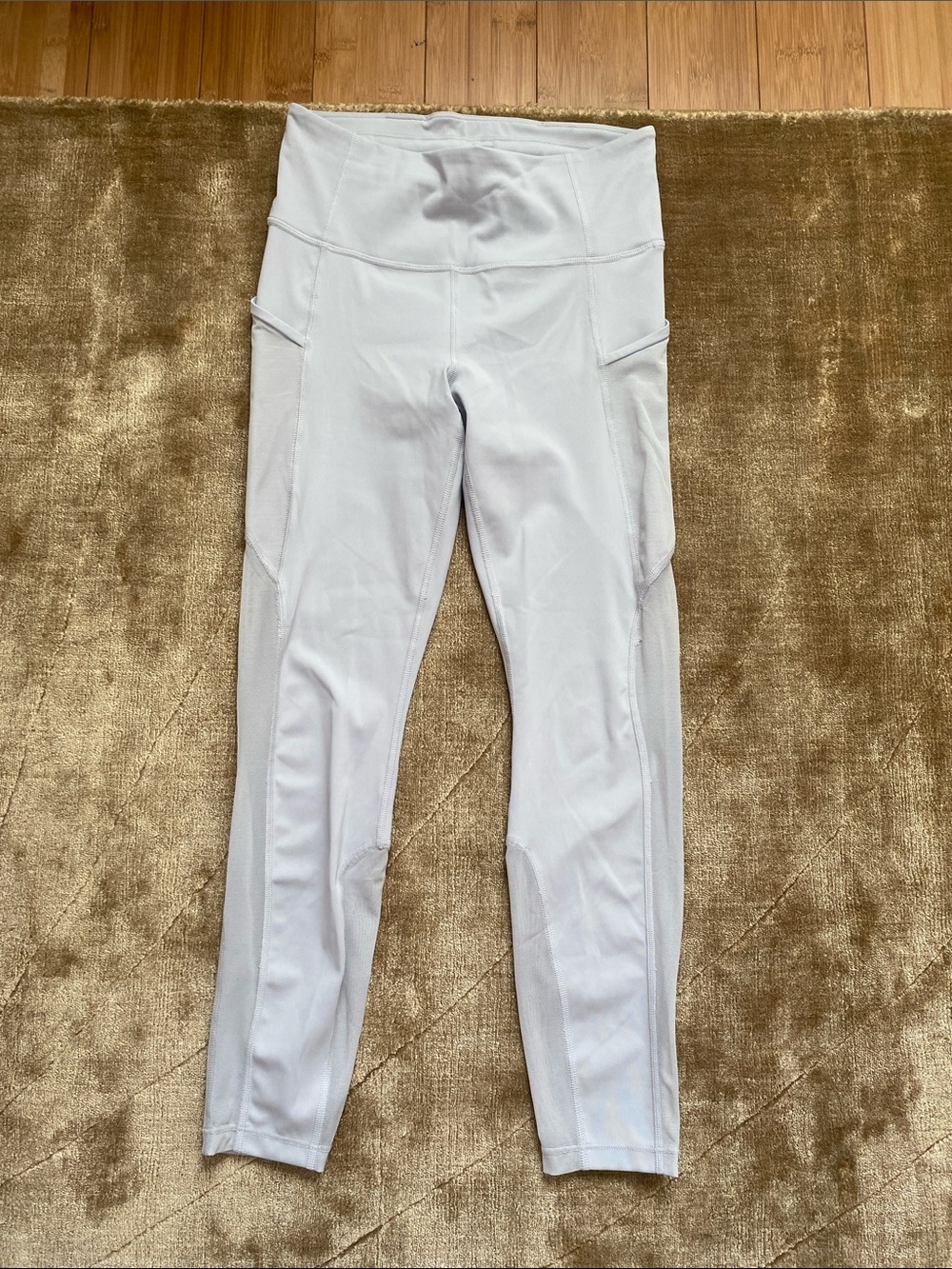 Athleta White Ultimate Stash Mesh 7/8 Tight Legging